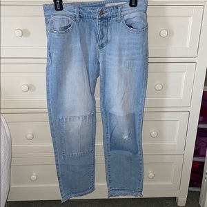 Anthropologie Pilcro Lightwash Patchwork Jeans